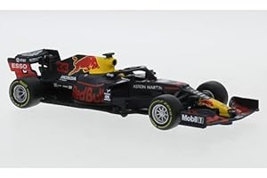 BBURAGO RACE Bburago 18-38052 Compatible con Honda RB16 No.33 Aston Martin, RedBull Fórmula 1, GP Abu Dhabi MaxVerstappen, 2020 1:43 Modelo listo
