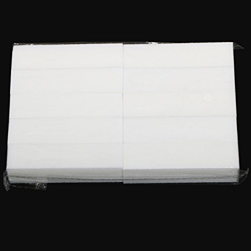 TRIXES Set aus 10 Nail Buffer Blöcken, weiß, für Natur- und Acrylnägel - 8