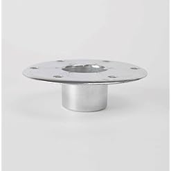 chrome Island set per gamba da tavolo, camper, casa su ruote, barca, cima conica per tavolo, base da incasso