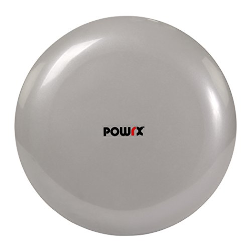 POWRX Sitz-Kissen 33 cm Deluxe Gleichgewichtskissen Balance-Kissen (Anthrazit oder Silber) Ballkissen - 6