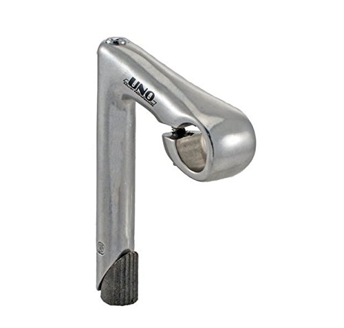 Potencia de Bicicleta de Carretera Inclinacion Negativa UNO Plata Plat