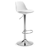 Kave Home Taburete Orlando, blanco