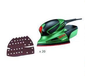 Preisvergleich Produktbild Bosch schwingschleifer delta Ökostrom. 80wpsm80 20 blatt (box-set