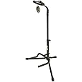 Rockjam Universal Portable Guitar Guitar Stand per chitarra acustica, chitarra elettrica e chitarra basso