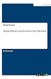 Möglichkeiten und Grenzen der Telearbeit by Holmer Krause