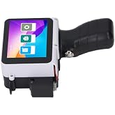 CHICIRIS Portable Inkjet Printer, 12.7mm Inkjet Printing Machine HD Touch Screen for Barcode Date Label Batch Number Without