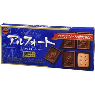 Bourbon Alfort Mini Schokolade Kekse Japan Dagashi Snack