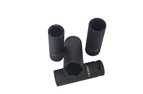 Schlagschrauber-Nüsse 1/2″ 10-24 mm Sechskant 10-tlg. Steckschlüssel-Satz - 3