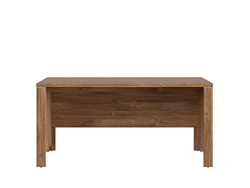 GENT 160 cm -Wide-Oak Stirling -Office Desk High -Quality Durable-Perfect For Office and Home - Workstation - PC Gaming Desk Table