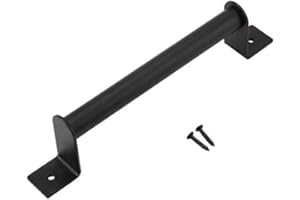 FTVOGUE Porta scorrevole per impieghi, Porte Porte interne gravosi Maniglia in acciaio al carbonio per cancello scorrevole in legno Ferramenta