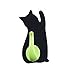 Produktbild Godlife Handtuchhalter Cat Tail Shape Haken Badezimmer Haken Wand befestigter Haken Starker klebender Haken für Badezimmer (Farbe : Green)