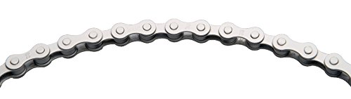  KMC Chain S1 Cadena Ancha, Unisex Adulto, Blanco, 112 eslabones