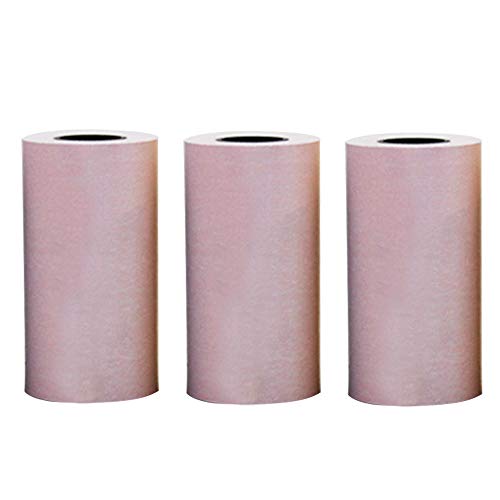 Preisvergleich Produktbild Teepao Thermopapierrollen 57mm x 30mm Additionsrollen - Thermodruckpapier Thermopapier Thermorollen für PAPERANG Bluetooth Mini Drucker Thermodrucker Handy Mini drucker 57mm Thermopapier - 3 Stück