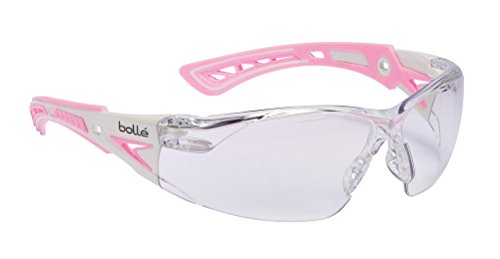 Bolle Rush + Tamaño pequeño gafas de seguridad rosa - RUSHPSPSIP