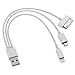 Price comparison product image Original TB1 Products ® White 3 IN 1 CABLE FOR Phone 6 6 Plus 5 5S 5C iPad mini3, iPad mini 2, Ipad mini & 4th Gen iPod nano 7th Gen iPod touch 5th Gen, Samsung S4, S3, Nokia, HTC, Kodak, Sony.