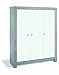 Schardt Wardrobe Nordic Driftwood with 3 Doors (Grey)