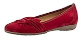 Gabor Casual Damen Ballerinas, Farbe: Rot (rubin), Damen-Schuhe