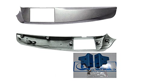 G.M. Production - Mascherina Kit adattatore DOPPIO 2 DIN ALFA GIULIETTA SILVER (interno misura massima verticale 101mm)