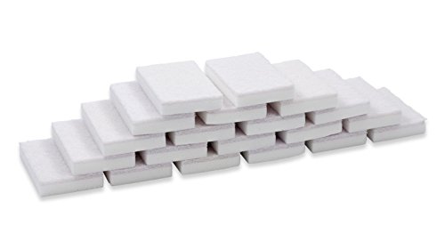 PutzTeufel - Estropajo (20 piezas, con esponja y estropajo), color blanco y azul