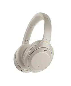 Sony WH-1000XM4 Wireless Bluetooth Over The Ear Headphones with Mic (Silver)