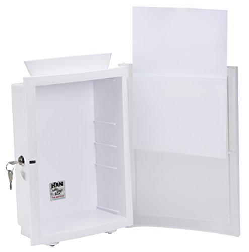 Han 4102-12 Sammelbox IMAGE’IN (die Innovative Wahlurne (Spendenbox, Losbox oder Aktionsbox in Bestform) weiß - 2