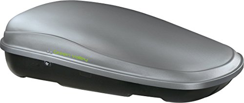 Green Valley Nevada 158452 Caja de almacenamiento par el techo del coche, 450 l, color plateado