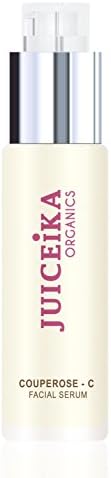 Juiceika Couperose-C Facial Serum (Pure Organic Chilean Rosehip With French Lavender &amp; Vitamin C) Skin Supplement. For All Skin Types. 1 Fl.oz-30ml.
