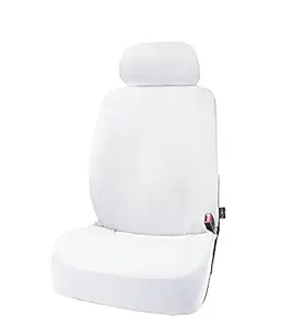 Autofurnish AF-DN-304 White Cotton Seat Covers Compatible with Maruti Car 800