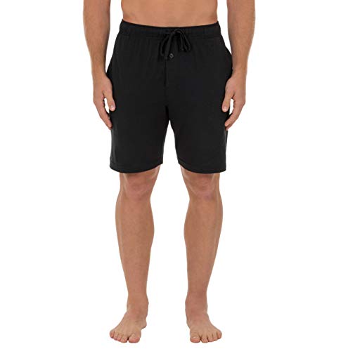 Fruit of the Loom Men's Solid Knit Sleep Jam Shorts