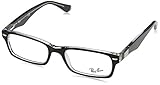 Ray Ban Brillengestell RX5206 2034 52-18 schwarz/transparent