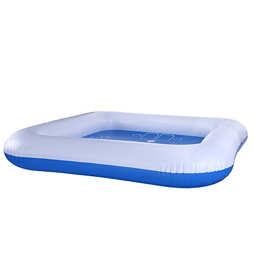 Kingmia Inflatable Playing Poker Table Chairs Set with Waterproof Cards Outdoor Swimming Pool Floats Toy for Summer Party Water Fun