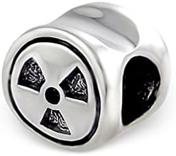 Liara Radiation Plain Bead 925 Sterling Silver. Polished And Nickel Free