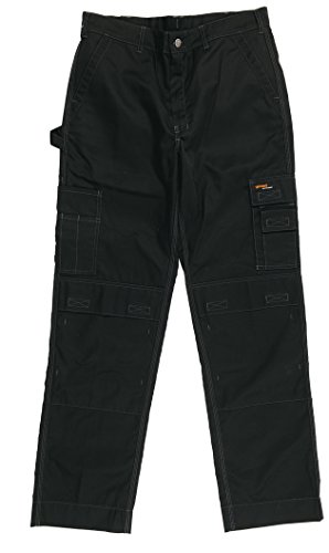 Preisvergleich Produktbild Gevavi Workwear GW0100480 GW01 Arbeitshose, 48, Schwarz