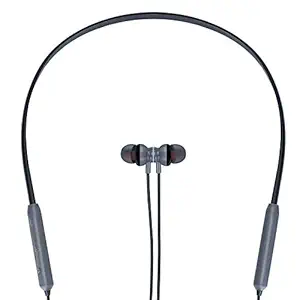 FINGERS Chic BT5 Wireless Bluetooth In Ear Neckband Headphone with Mic (Rich Grey)