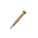 Produktbild PUAK523 Präzisions-Schraubendreher-Set, 5-in-1 Tragbare Präzision Schraubendreher-Bits mit Handgriff, Universal Micro Repair Tool für Handy Armbanduhr PC Laptop Reparatur, Gold, 5 Stück