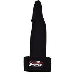 SODIAL(R) Casting dedo Guante Stall Protector mar mosca pesca de la carpa Negro