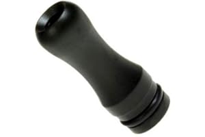 Armerah Baton 510 Drip Tip e-cig Mouthpiece Short/Aluminium/Solid Single in Black