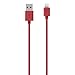 Belkin - Câble Lightning Charge/Sync pour iPhone et iPad - 1,2m - Compatible iPhone 8/8+ et iPhone X - Rouge (Certifié MFi)