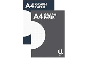 MARTELLO STATIONARY A4 Graph Paper Pad Maths 2mm Grid School Homework (2)