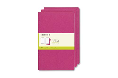 Preisvergleich Produktbild Moleskine Cahier Notizhefte Blanko, Large, A5, Kartoneinband, 3er Set, Kinetisches Pink