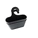Produktbild 2er-Set stabiler Aufbewahrungskorb Universal-Hängekorb bestehend aus 2 Duschkörben mit Haken zum Hängen für Bad, Dusche, Küche, Keller, WC, Garage etc. Duschkorb in Schwarz