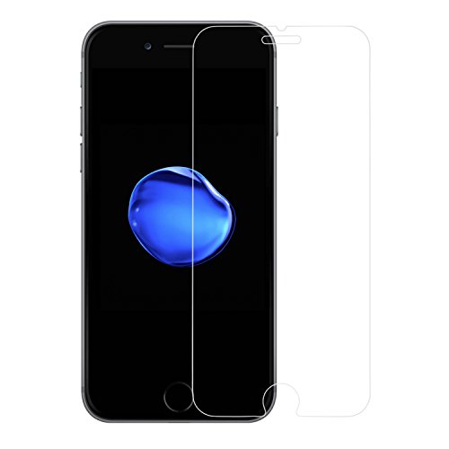 PITAKA Glas Schutzfolie für Apple iPhone 7 Plus(5,5 Zoll), 9H Hardness Tempered Glass,Ultradünn Ultra-Klar Anti-Kratz-Screen Protector