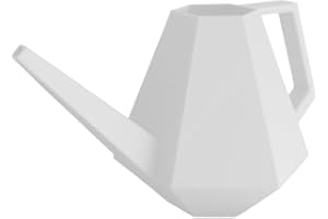 ‎SHAPES - DECORATIONS Shapes - Decorations Watering Can Premium Gießkanne 1L Mittel Weiß, Giesskanne Zimmerpflanzen Indoor Outdoor, Blumengießkanne für Pflanzen Garten Büro Balkon Gazzaladra Design