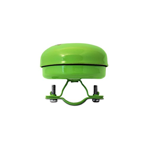 TV – Der Kleine Maulwurf – Pilz Retro Fahrradklingel aus massivem Stahl – grün – LOGOSHIRT - 3