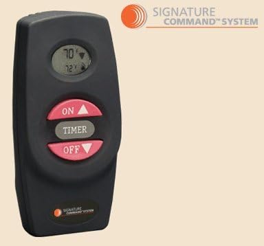 Hand-held Remote Control Transmitter with On-Off and Flame Adjustment