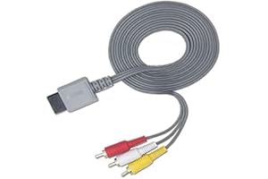 RUITROLIKER AV Cable 10 ft/3 Metres TV Composite Cable Retro 3 RCA Extension Cable for Wii Wii U Console