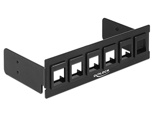 Delock 86273 Keystone Halterung für PC (13,3 cm (5,3 Zoll), 6 Port)