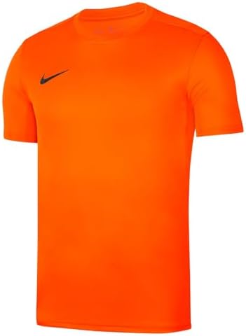 Nike Y Nk Dry Park VII JSY SS T-Shirt, Unisex Bambini, Safety Orange/Black, XS
