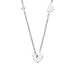 Produktbild s.Oliver Damen-Kette 45 cm So Pure mit Herz-Anhänger 925 Silber rhodiniert Zirkonia weiß