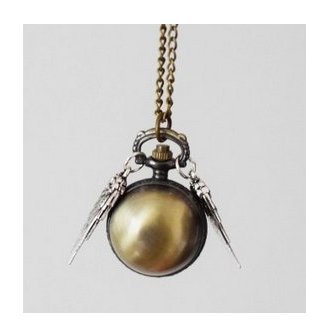 Preisvergleich Produktbild Legendäre Uhr Flying goldener Schnatz Halskette